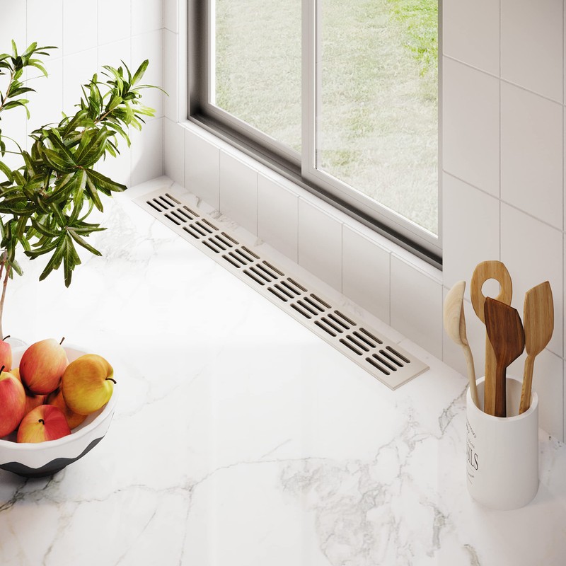 MS Fittings® Aluminum Ventilation Grille bar, Sheet Heating Cover, 60