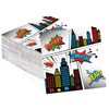 Grencian 100 Pcs Super Theme Hero Square Napkins Disposable White