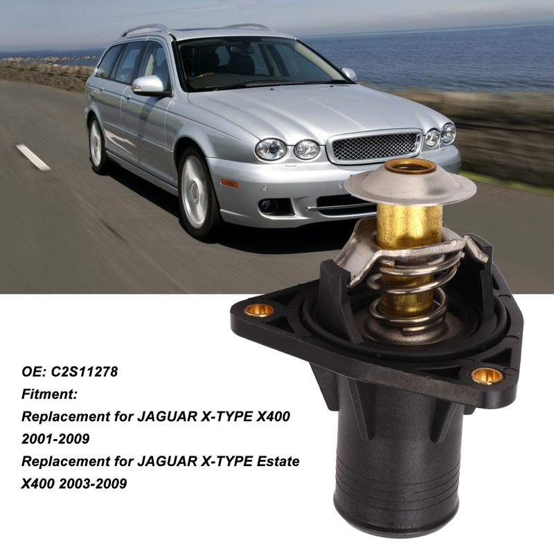 Engine Coolant Thermostat C2S11278 Car Accessories Replacement for JAGUAR X‑TYPE