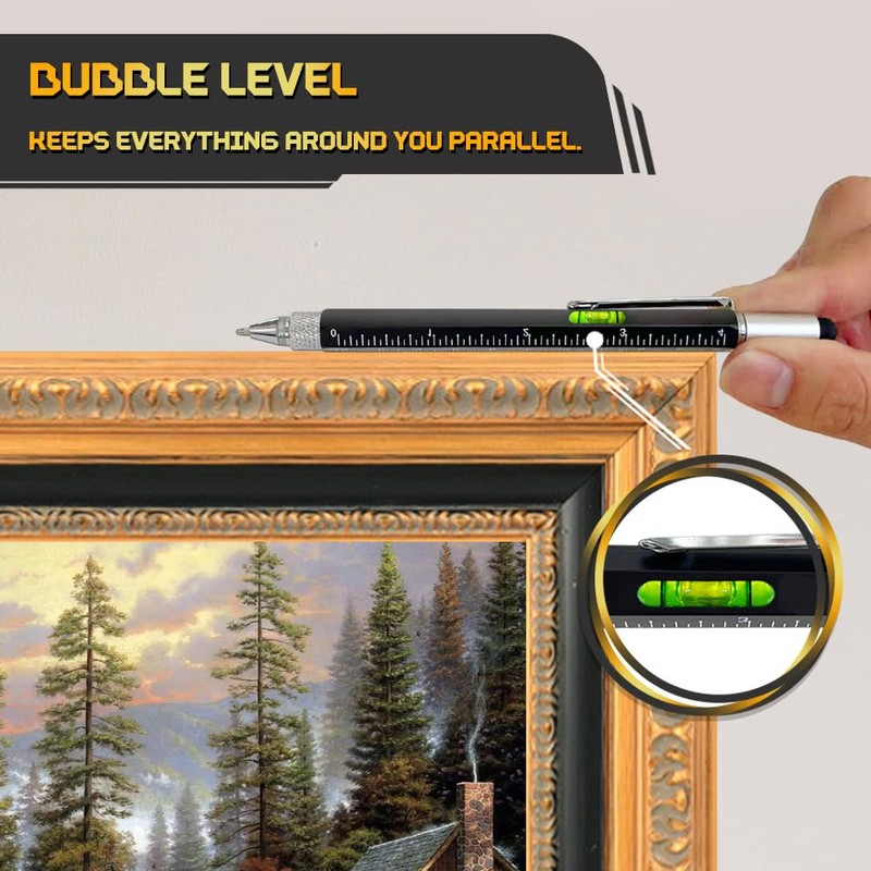 Stocking Stuffers for Men, 9 in 1 Multitool Pen 2Pcs