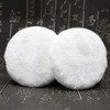 Lurrose White Soft Plush Powder Puff Fluffy Powder Puff with