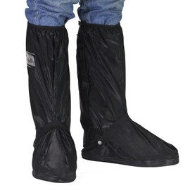 HSEAMALL Schuhüberzieher wasserdicht,Regenüberschuhe Wasserdicht Überschuhe,Outdoor Rutschfester Schuhüberzieher Fahrrad Regenschutz Regenschuhe (43/45 EU)