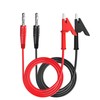 Cleqee Test Leads Alligator Clip 4mm Banana Plug for Multimeter