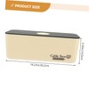 KICHOUSE Cable Organizer Box Cord Storage Management Box for Desk
