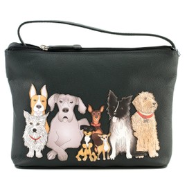 Mala Leather Group Of Dogs (Kennel Crew) Crossbody Bag - 40 7431