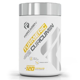 Forzagen  Suplemento Alimenticio Turmeric Curcumin  400 mg de Curcuma  120 Servicios  Antiinflamatorio y Antioxidante  Suplemento Natural  120...     