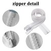 Sawoake 2PCS #5 45 Inch Separating Jacket Zippers for Sewing