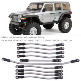 EVTSCAN RC Car Connecting Rod, Pack of 10 Stainless Steel Connecting Rod Suitable for Axial Wraith 90018/92020/90031/90045/90056 1/10 RC Car