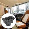 ACROPIX 12x7cm Rectangular Black AC Air Vent Fits RV Bus