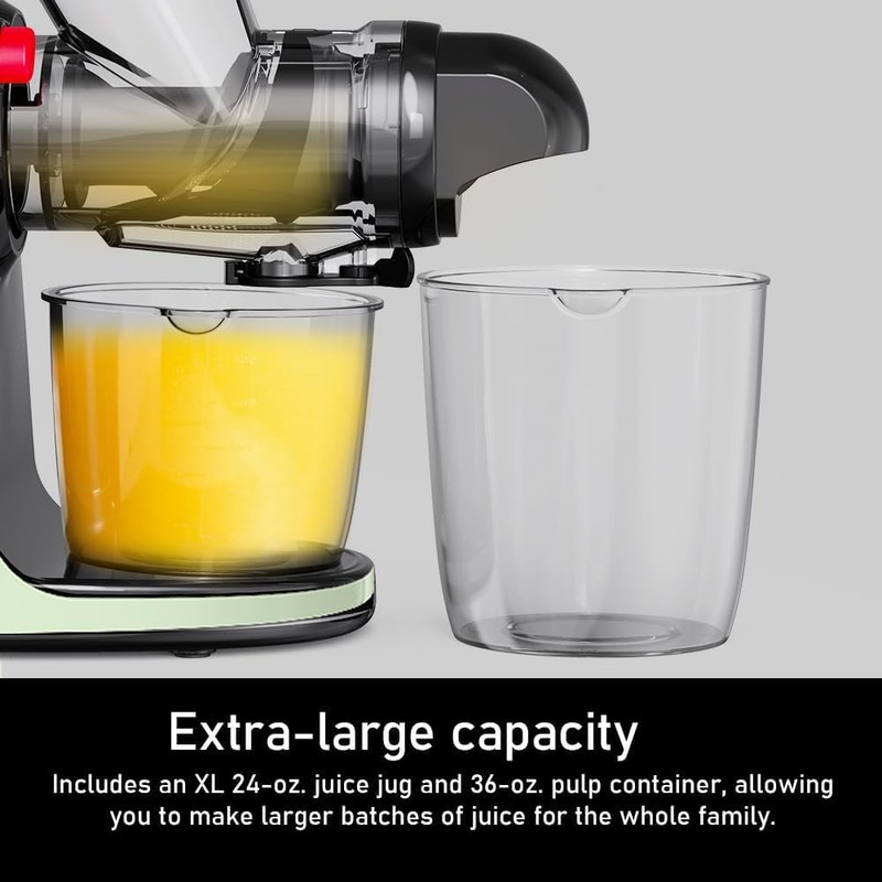 Slow Masticating Cold Press Juicer Machines for Fruit Vegetable, Juice