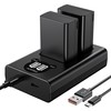 ENEGON EN-EL25 Battery (2 Packs-1600mAh), Smart LED Dual Charger Kit