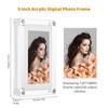 Acrylic Digital Photo Frame 8GB Memory Photo Music Video Display