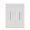 1-Gang Arteor Rectangular White Square 1-Port Surface-Mounted Switch 1-Port Outlet