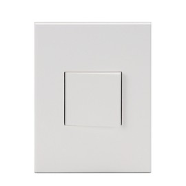 1-Gang Arteor Rectangular White Square 1-Port Surface-Mounted Switch 1-Port Outlet