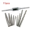 11Pcs Damaged Screw Extractor Set Broken Remover Kit Removal Tool