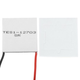 MECCANIXITY TES1-12703 Semiconductor Refrigeration Tablets 15.8V 3A 25.5W Heatsink Thermoelectric Cooler Cooling Plate Module 30x30mm
