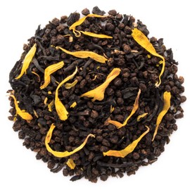 Teabloom Organic Black Tea, Earl Grey Private Garden Loose Leaf Tea, Updated Classic Assam Tea, USDA Certified Organic, Kosher Certified, Fresh Whole Leaf Blend in Reusable Gift Canister, 3.53 oz/100 Canister Makes 35-50 Cups