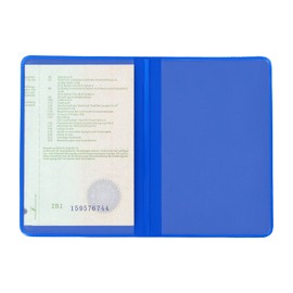 ID Card Holder ID Card Case (Blue – 2 Compartments) Red Black White Transparent Case Card Case Vehicle Documents Protective Cover Car Registration Documents Car – Made in Germany
