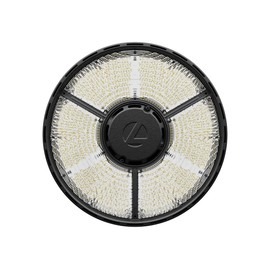 Lithonia Lighting CPRB ALO14 UVOLT SWW9 80CRI DBL LED Round High Bay with Switchable Color Temperature and Adjustable Light Output Switch, Multi-Volt 120-347V, 15-Inch, Black