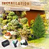 Artificial Cypress Topiary Tree Outdoor Solar Powered Pre-Lit Fake Topiary