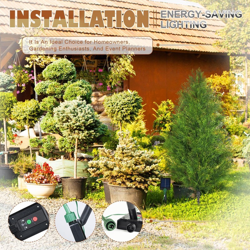 Artificial Cypress Topiary Tree Outdoor Solar Powered Pre-Lit Fake Topiary