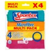 Spontex Microfibre Cloths 4 Pack