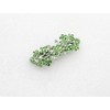 Faship Peridot Color Green Rhinestone Crystal Flower Hair Barrette Clip