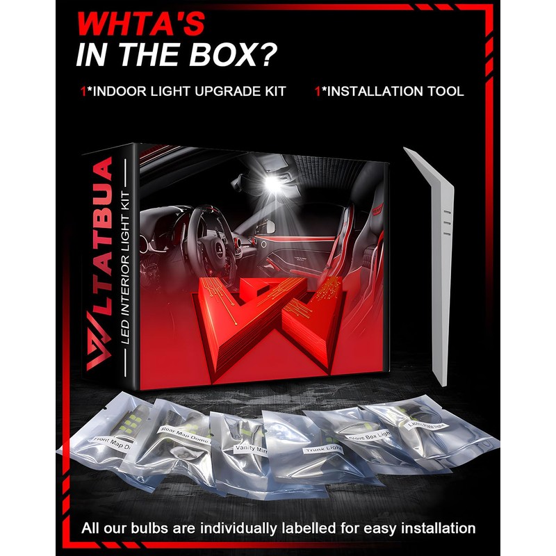 LED Interior Light Kit Package Replacement for NISSAN Pathfinder R53