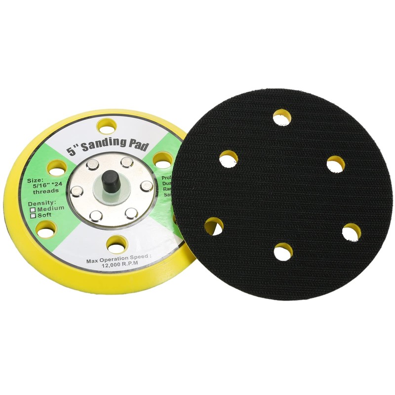 5Inch 6 Hole Hook and Loop Orbital Sander Replacement Pad