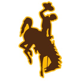University Of Wyoming Cowboys Logo - Die Cut All Weather Vinyl Sticker/Decal - 3"