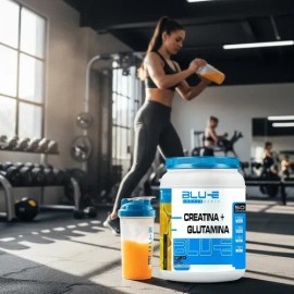 Creatina  Glutamina Blu-e 1kg 50 Servicios Varios Sabores                                                                                             
