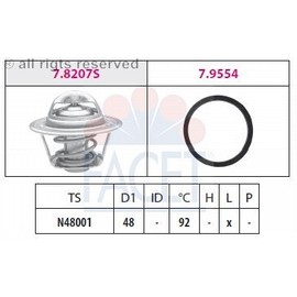 Facet 7.8207 Thermostat, coolant