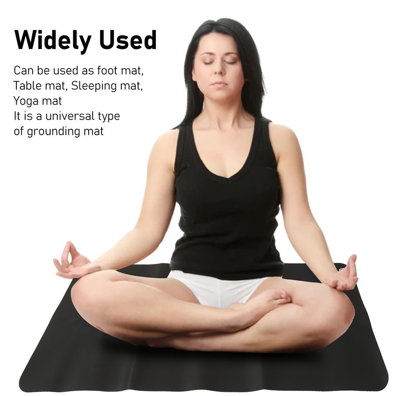 Grounding Mat Eliminate Static PU Leather Stress Relief Bed Grounding