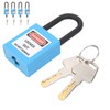 5Set 38mm Lockout Tagout Lock Nylon Durable Dustproof Insulated Safety