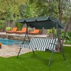 COSTWAY Replacement Canopy for Swing Seat 2 & 3 Seater
