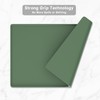 Rnivvi Silicone Coffee Mat, 12" x 19" Waterproof Raised Edge