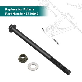 Motoparty Rear Lower Control A-Arm Bolt Kit for Polaris ACE Ranger RZR 570 800 900 Replace for Polaris Part Number 7519042 (Bolt+Washer+Nut)