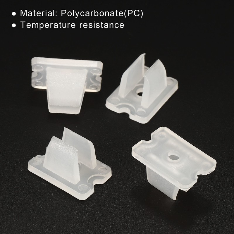 MECCANIXITY LED Neon Mounting Clips Holder Mounting Bracket Support Fixing
