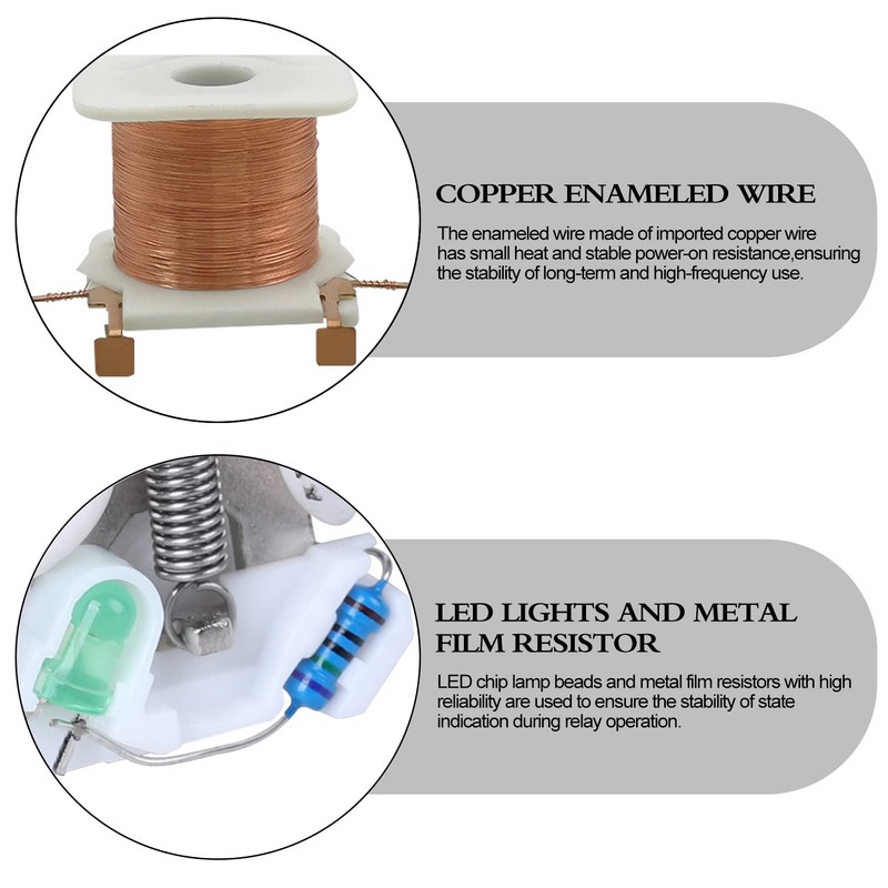 8-Pin 10 AMP 24V DC Relay Coil with Socket Base