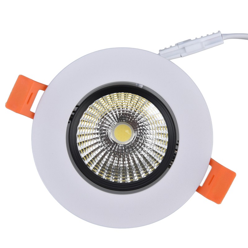 LED Downlight 7W 630lm Adjustable Dimmable Recessed COB Ceiling Light