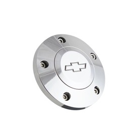 ForeverSharp Polished Chevy 5-Hole Horn Button for Aftermarket Steering Wheels