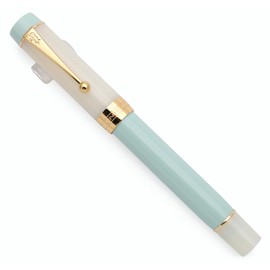 JINHAO 100 Fountain Pen with Ink Converter (Medium Nib 0.7mm, Light Green)