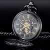 Alwesam Steampunk Vintage Smooth Arabic Carved Case Design Mechanical Hand-Wind