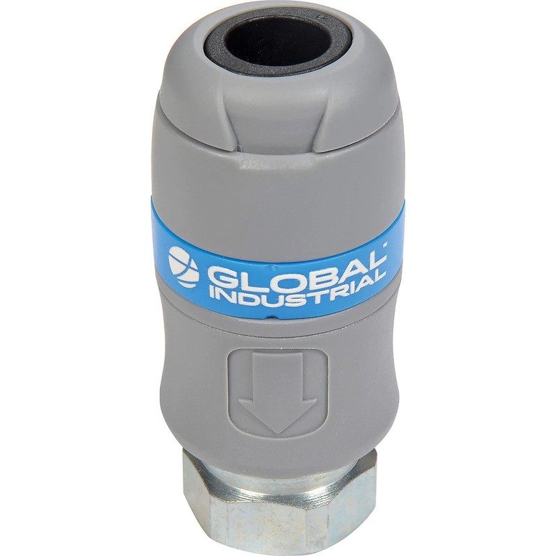 Global Industrial Standard Quick Coupling, 3/8" FNPT, Industrial Interchange