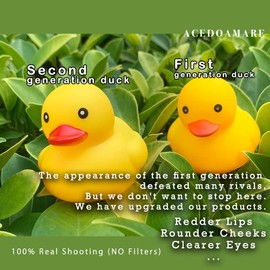 ACEDOAMARE Duck Bike Bell, Cute Rubber Yellow Duck Bicycle Accessories with LED Light Propeller Helmet Squeeze Horns for Adults Kids Children Cycling Motorcycle Handlebar Bicycle (Chicken)