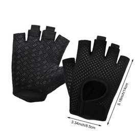 GWAWG 1 Pair Gym Gloves with Wrist Strap Elastic Back Mesh for Full Palm Protection, Lightweight Breathable for Women weightlifting, Home Gym, Cycling, Mountaineering, outdoor sports