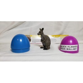 Yowie Black-Flanked Rock Wallaby Collectible Miniature Figurine Super Powers