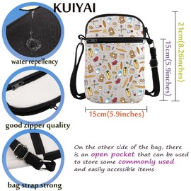 Lunch Lady Appreciation Crossbody Bag Cafeteria Crew Gift LunchSquad Lunch Stuff Gift Cafeteria Lady Messange Bag (LunchLadyCr)