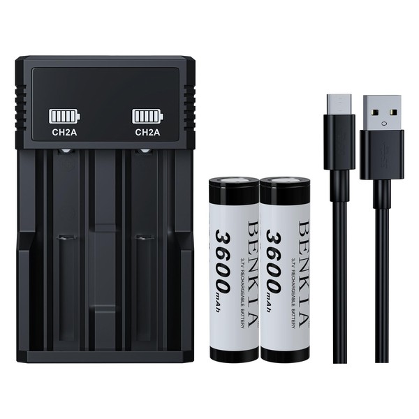 3.7V Li Rechargeable Battery 18650 3600mAh Flat Top Large Capacity