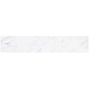 ARIEL 22"x4" Carrara White Marble Vanity Top Side Splash